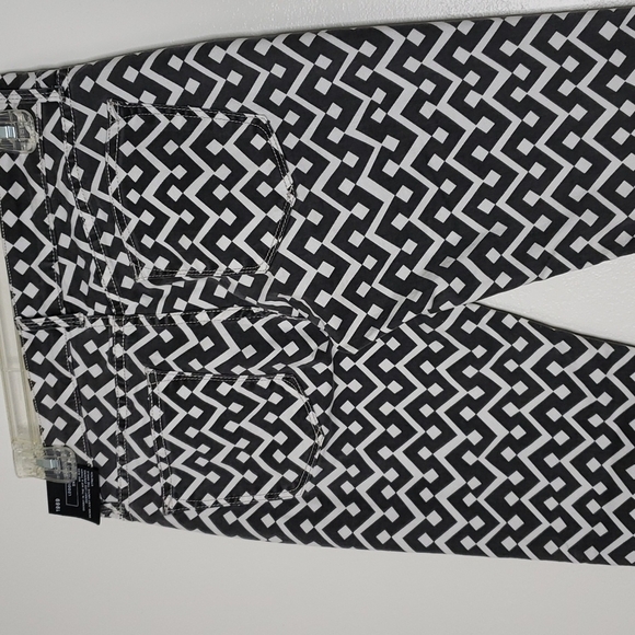 NEW Gap 1969 Geometric Print Legging Jeans Skimmer 25 Retro Summer Vacation RARE - Picture 11 of 16
